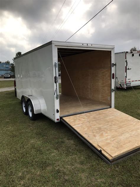 Whenever you're ready, give us a call at 501-386-9682 to schedule your appointment. . Used 7x16 utility trailer for sale near me